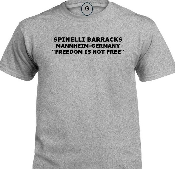TAUKKUNEN BARRACKS *WORMS-GERMANY* FREEDOM* INDIVIDUAL BASE PT SHIRT gallery
