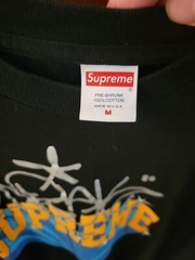 Supreme x IRAK Arc Tee Black FW22 Size M