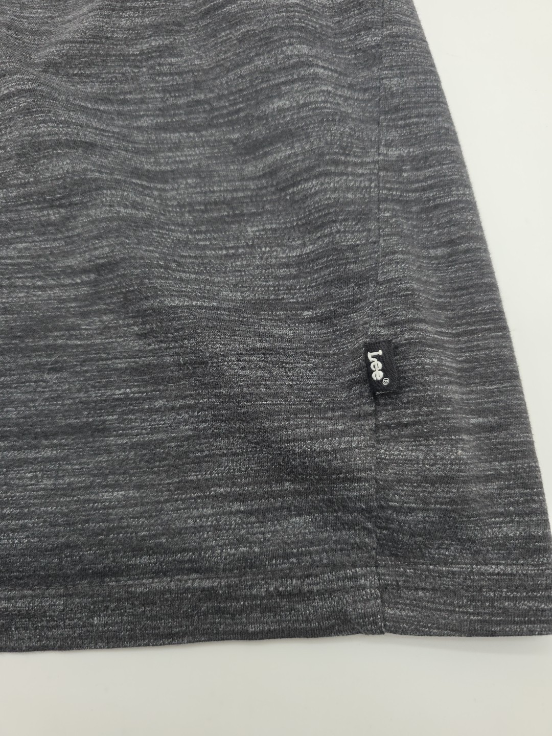 Lee T-Shirt Men 2XL Gray Cotton Blend V Neck Tee.#44686 gallery
