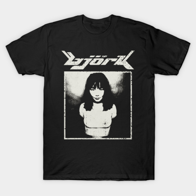 Distressed Bjork-a T-Shirt Retro 90s Alternative Rock Style Grunge Graphic Tee gallery