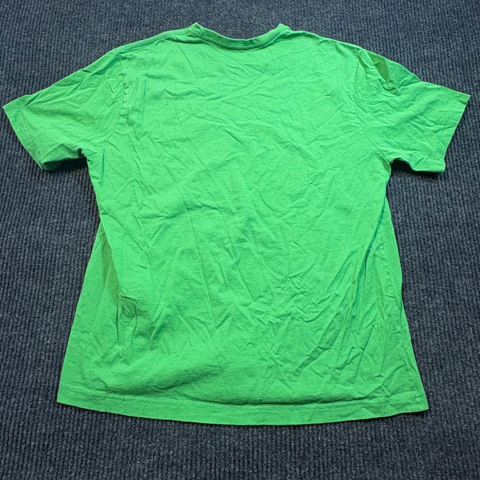 Apple T-Shirt Unisex XL Green Short Sleeve Recycled Cotton Logo Casual Tee gallery