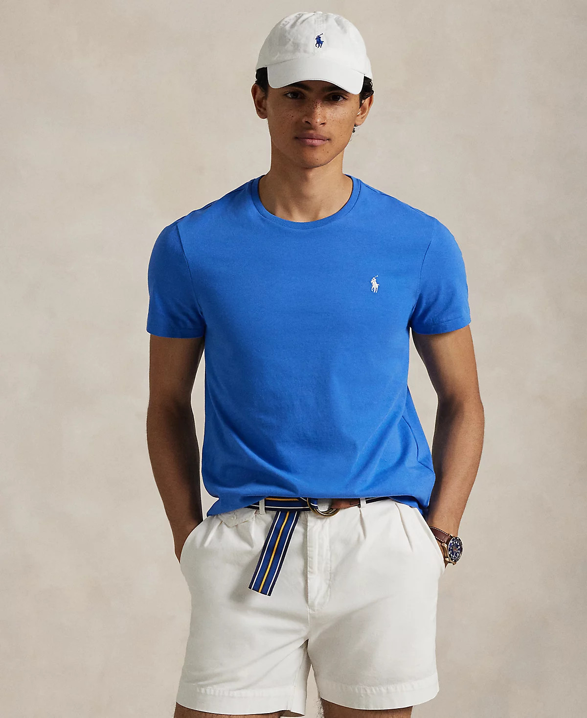 Polo Ralph Lauren Mens T shirt Classic Fit Short Sleeve Solid Colors Tee gallery