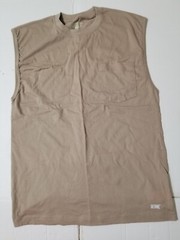 Berne Sleeveless Pocket T, Mens Sleeveless Pocket T, Berne Workwear BSM19D Tan