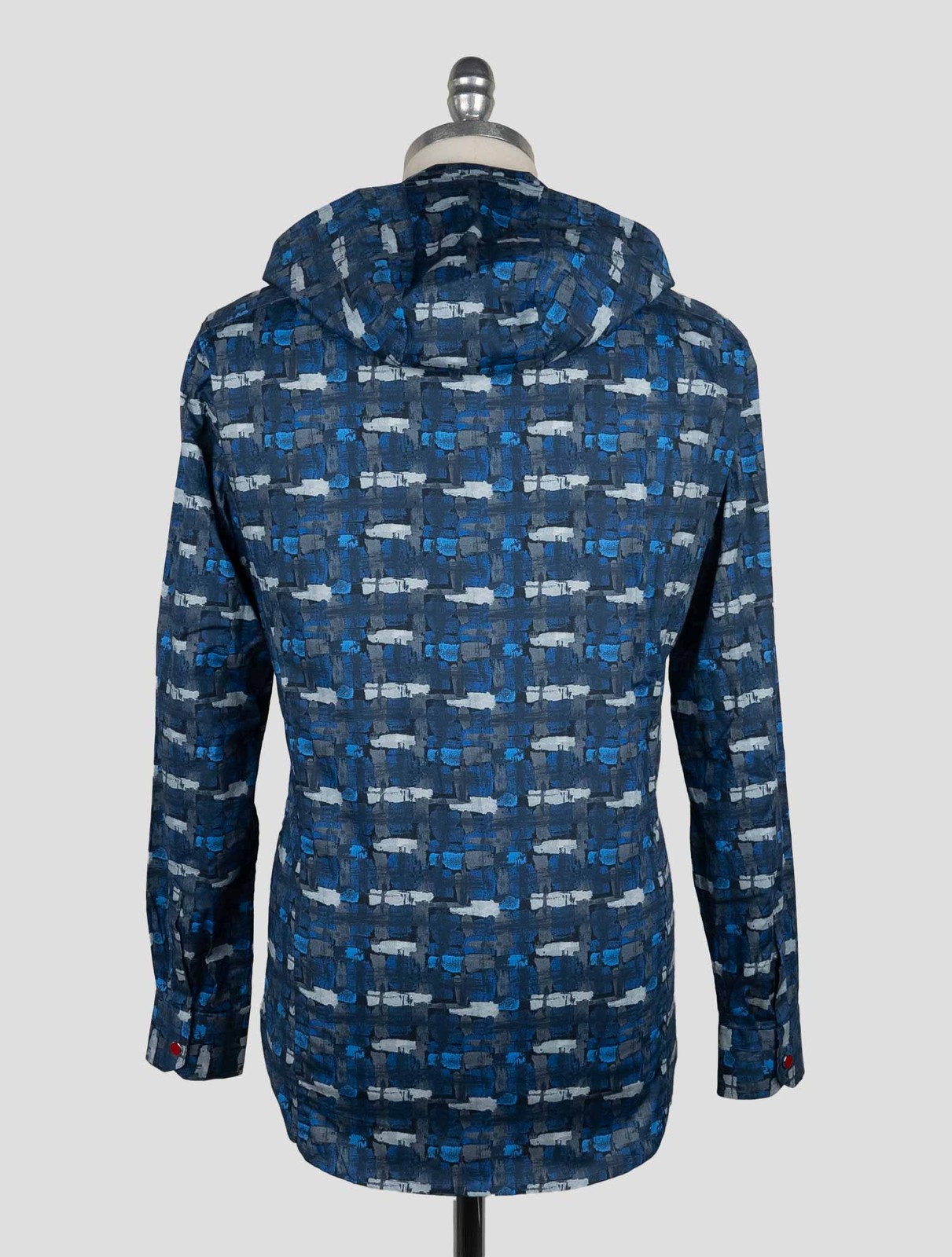 NEW KITON BLUE COTTON EA SHIRT MARIANO EU 56 - US 46 - 2XL KME44 gallery
