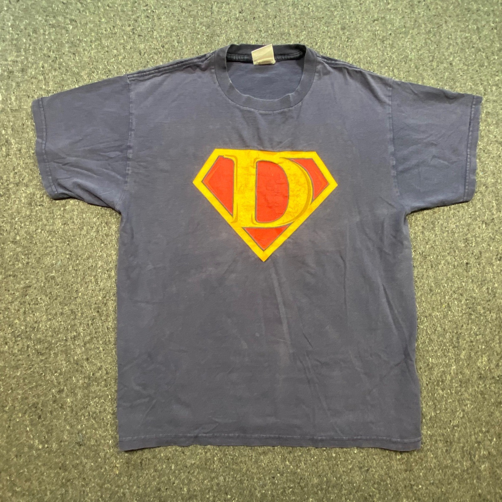 Discovery Channel Superdad T Shirt Large L Mens Blue Vintage Funny Graphic Tee gallery