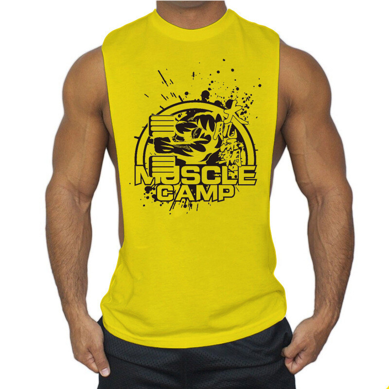 Sports Leisure Printing Quick-drying Breathable Vest Trendy Fitness Vest gallery