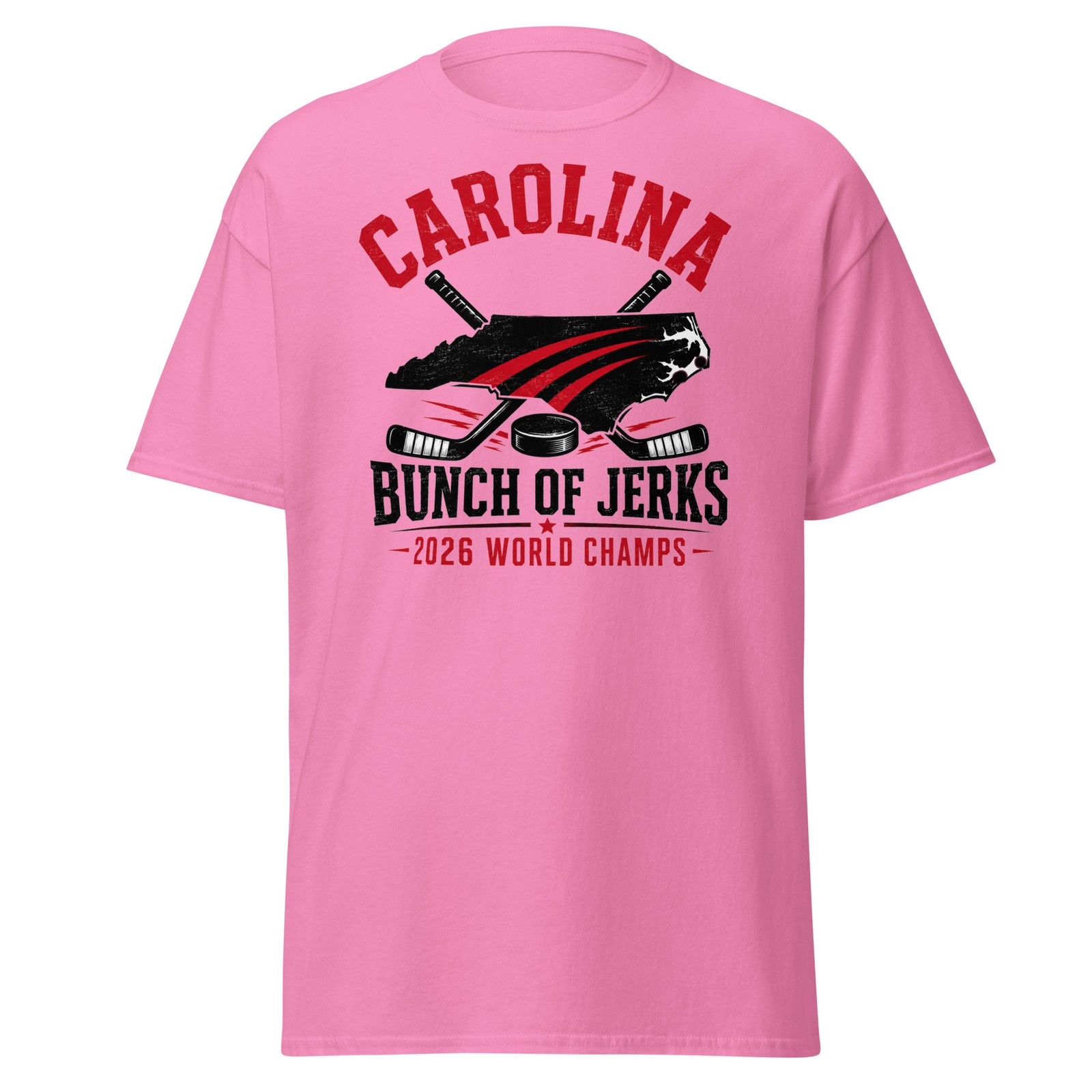 Carolina Hockey 2026 World Champs Bunch of Jerks Fan T-Shirt gallery