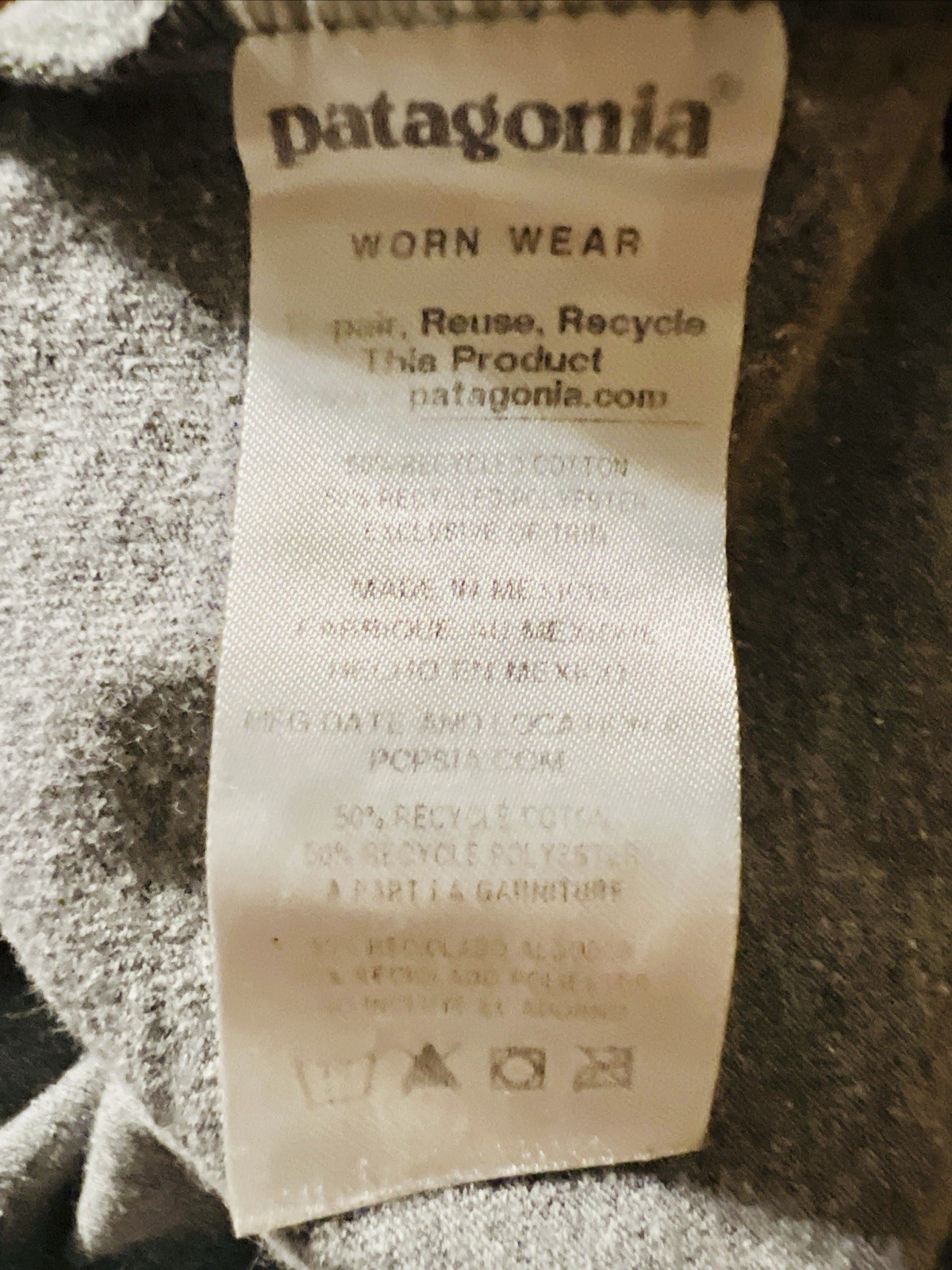 Patagonia Cotton Logo T-Shirt Gray ( Small gallery