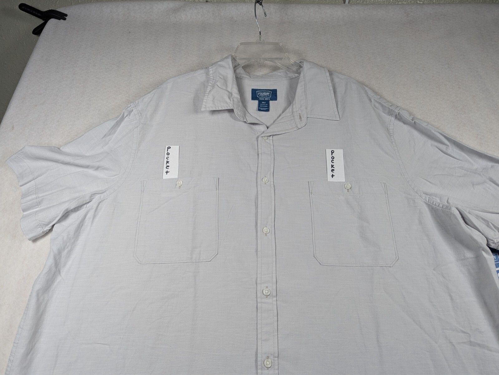 The Foundry Supply Co - Men's Shirt - Gray Chambray - Size: 3xl gallery