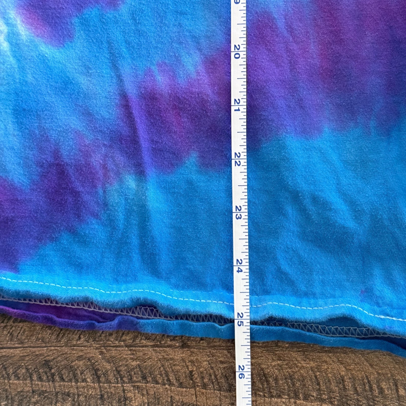 Ben & Jerry's Tie Dye Shirt Bayside USA 100% Combed Ring Spun Cotton USA Medium gallery