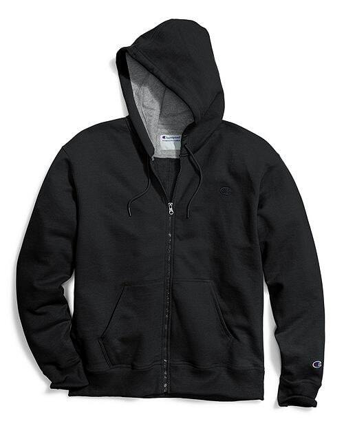 Champion Men’s Powerblend Sweats Full Zip Jacket Black cs0891-003