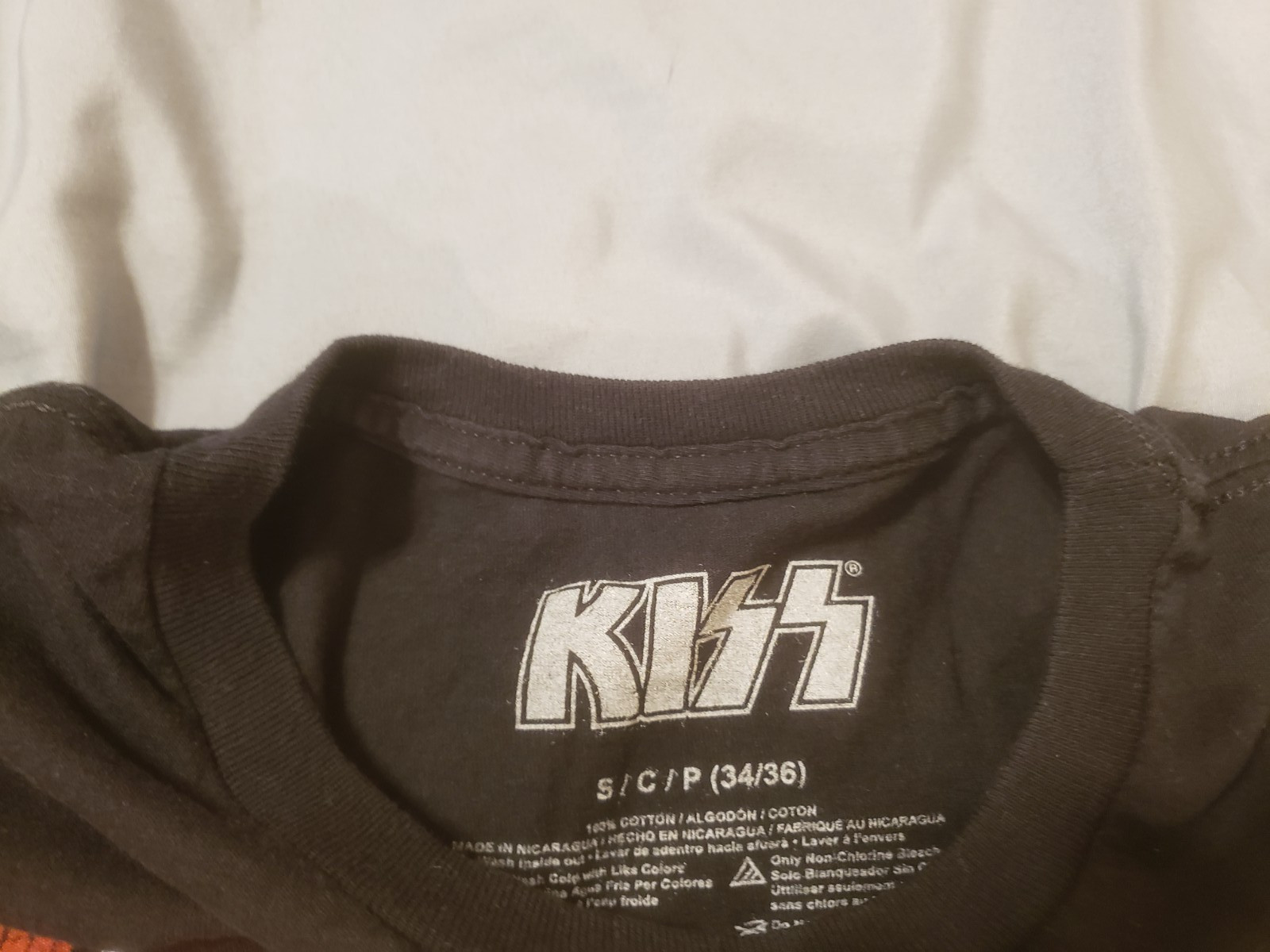 Men's KISS Alive In 75 Graphic Crew Neck T-Shirt Tee Size Small 34/36 gallery