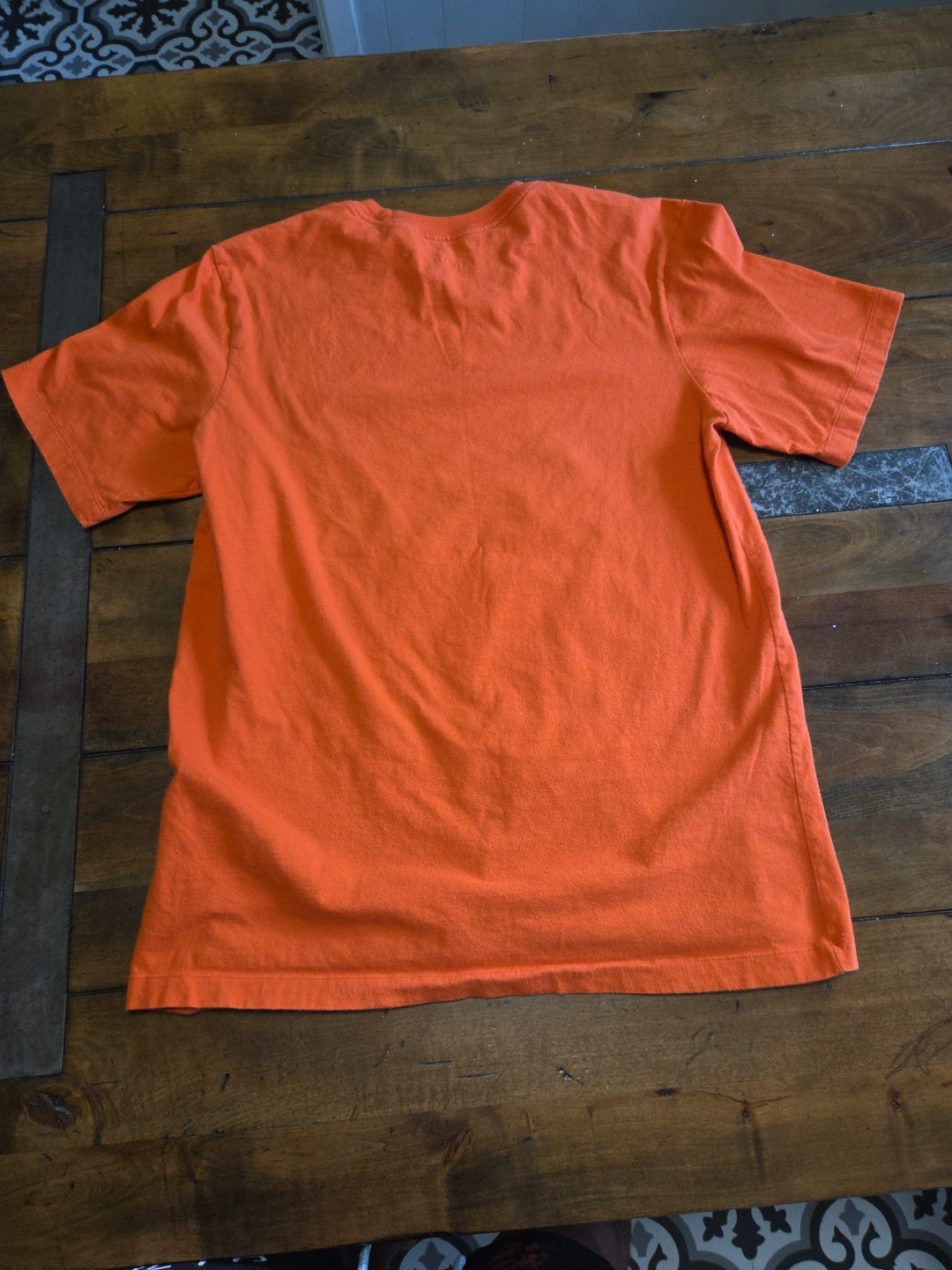 Nike Air Jordan Jumpman Graphic T Shirt Mens Medium M Orange Spellout Sportswear gallery