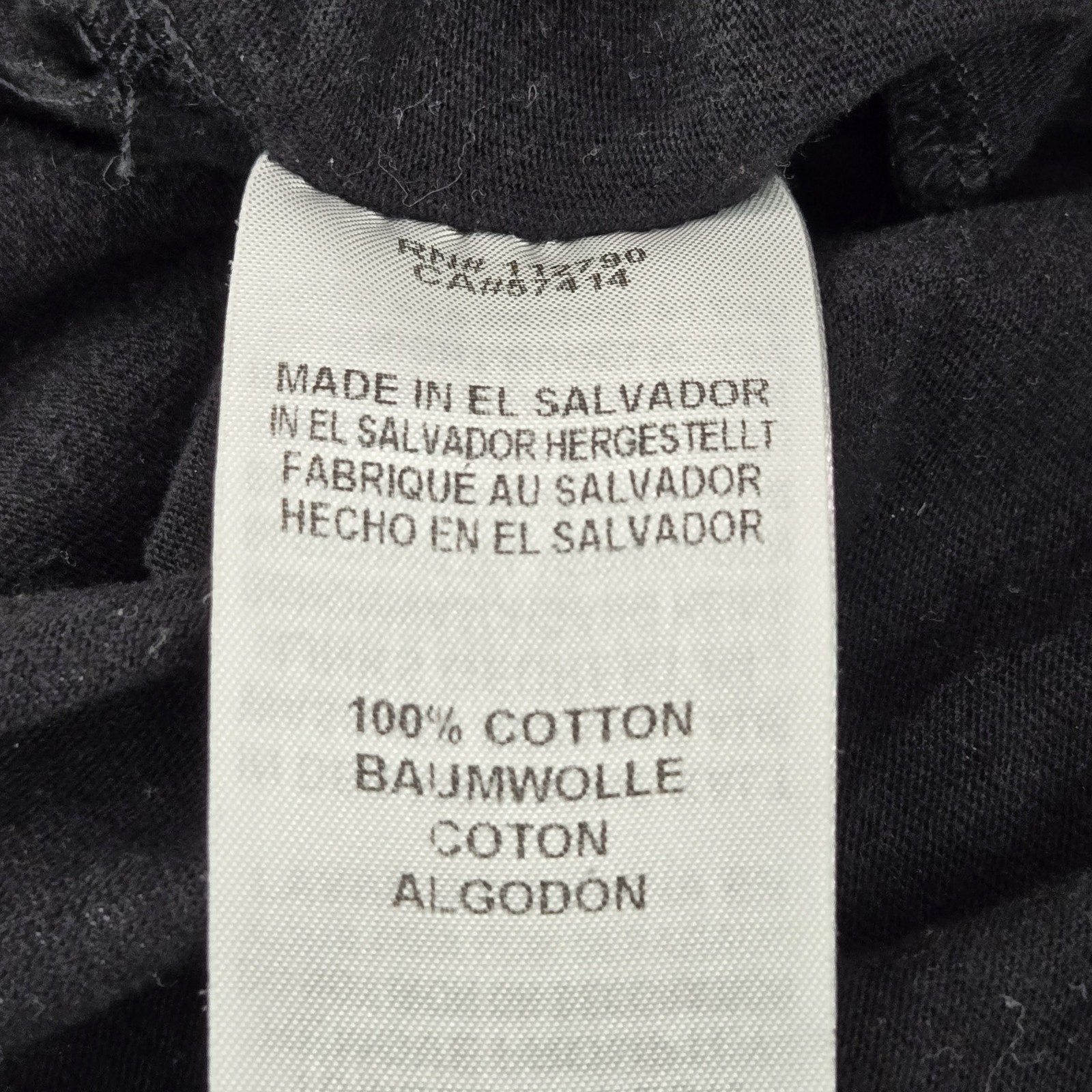 True Religion Men Shirt M Black Graphic Print Fall Winter Music Tour Logo gallery
