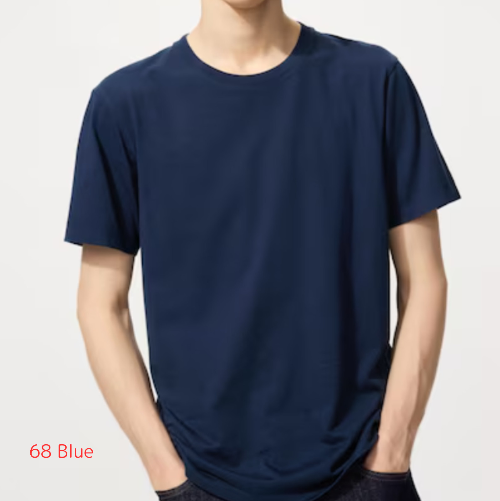 UNIQLO Premium 100% SUPIMA Cotton Crew Neck Short-Sleeve T-Shirt Men XS~4XL New gallery
