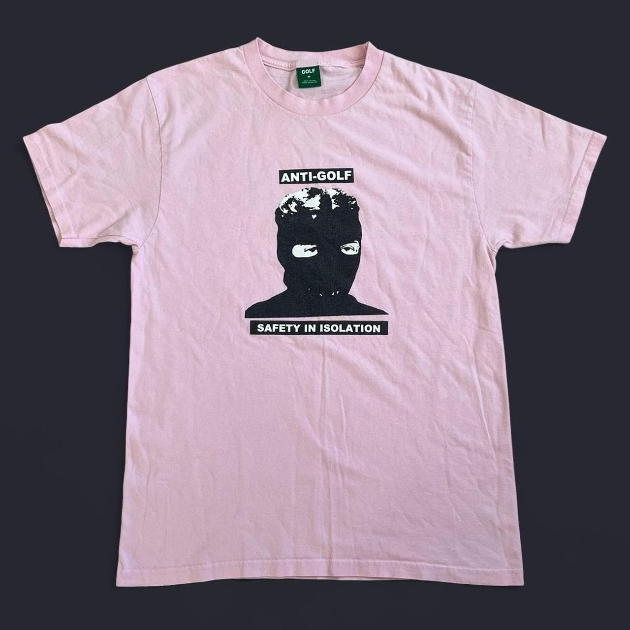 Golf Wang Anti-Golf “Safety in Isolation” Pink Shirt Medium Tyler The Creator gallery