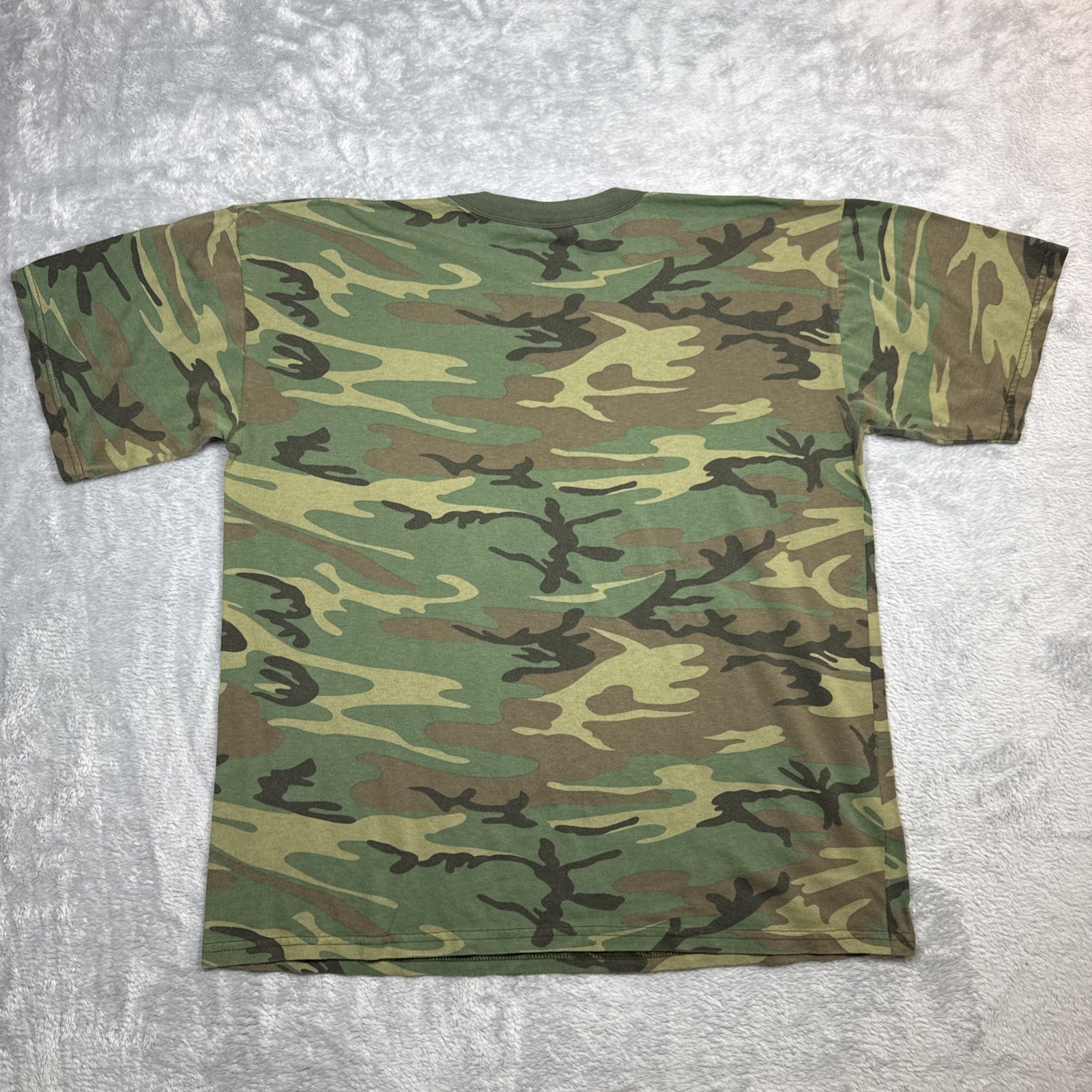 Rothco You Cant See Me Shirt Mens XL Green Camo Crewneck Y2K gallery