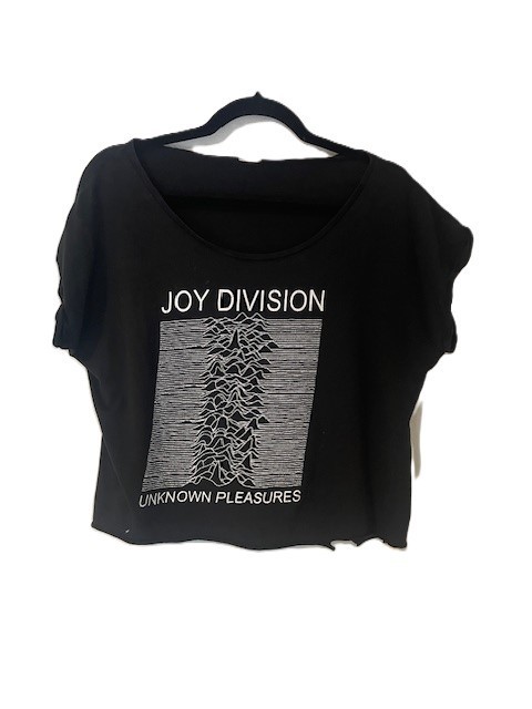 Joy Division 80s/90s Vintage Unknown Pleasures Thrashed Rare T-Shirt gallery