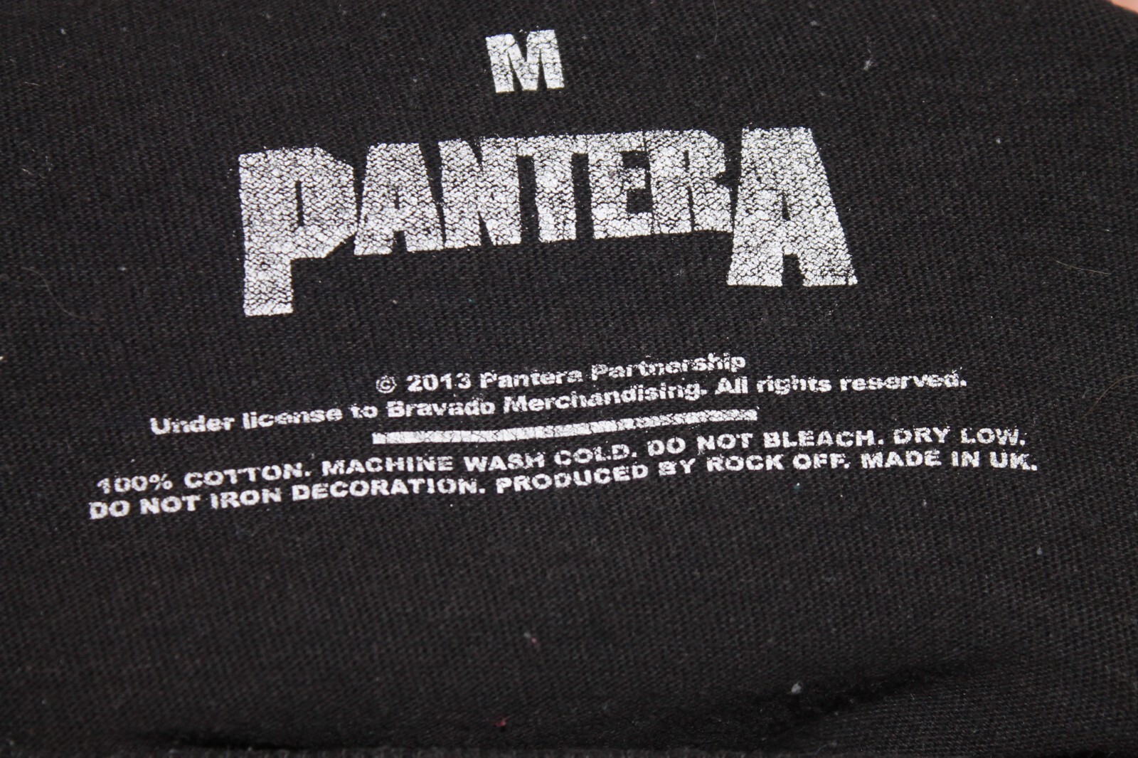 2013 Pantera Shirt Official Live: 101 Proof Glam Metal Band Men's Tee Medium gallery