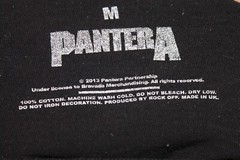 2013 Pantera Shirt Official Live: 101 Proof Glam Metal Band Men’s Tee Medium