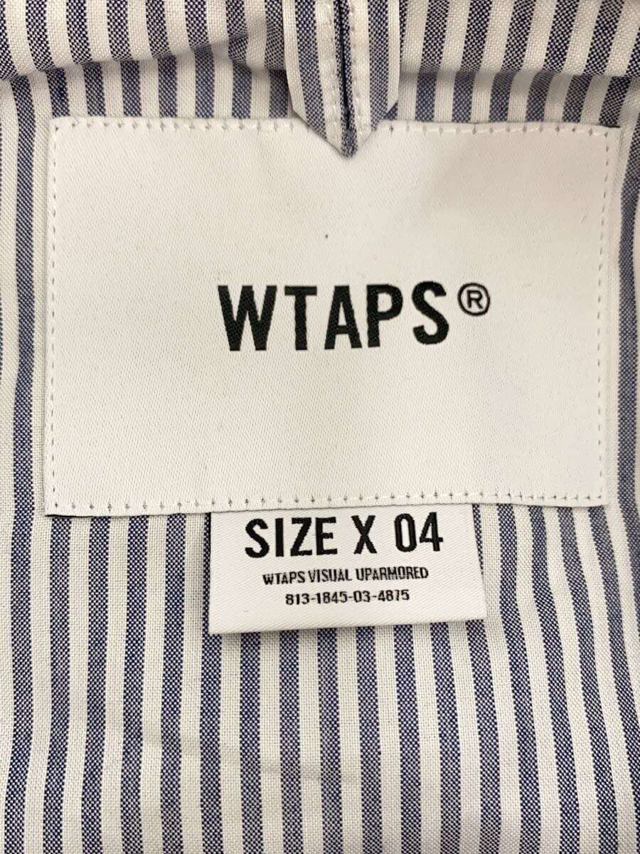 WTAPS CTPL.BROADCLOTH.TEXTILE.COOLMAX Short Sleeve Shirt 4 Cotton NVY Stripe gallery