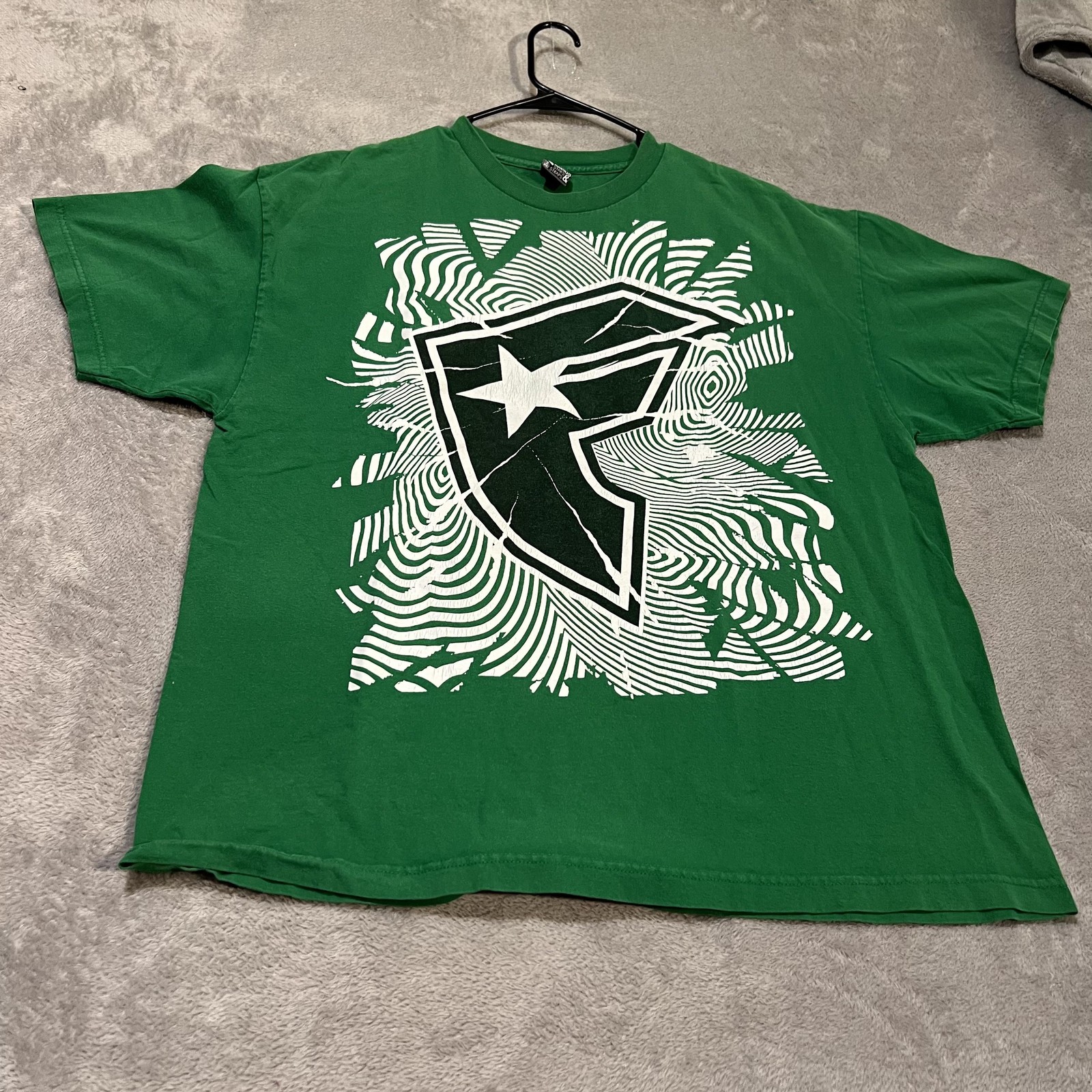 Famous Stars & Straps Shirt Mens XL Green F Logo Graphic Skate Streetwear Tee gallery