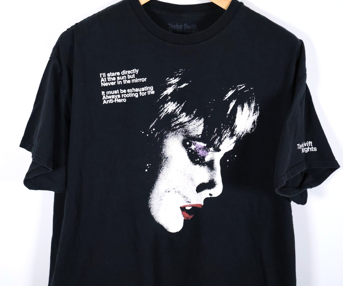 Taylor Swift Midnights Tour T-Shirt Adult 2XL Black Concert Official Item gallery