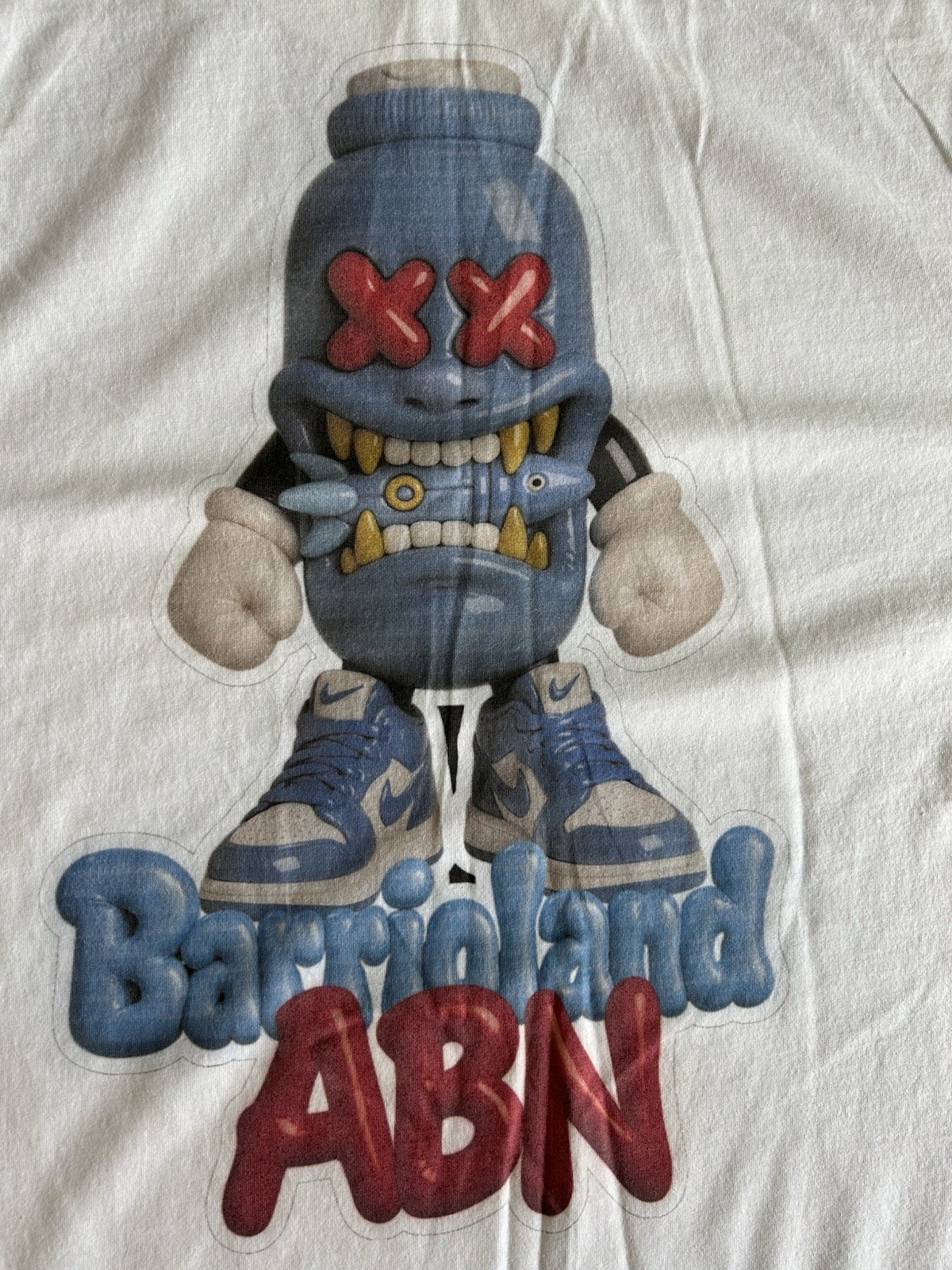 Shaka Wear Men’s Super Max Heavyweight Stylish T-Shirt 2XL Famous Barrioland ABN