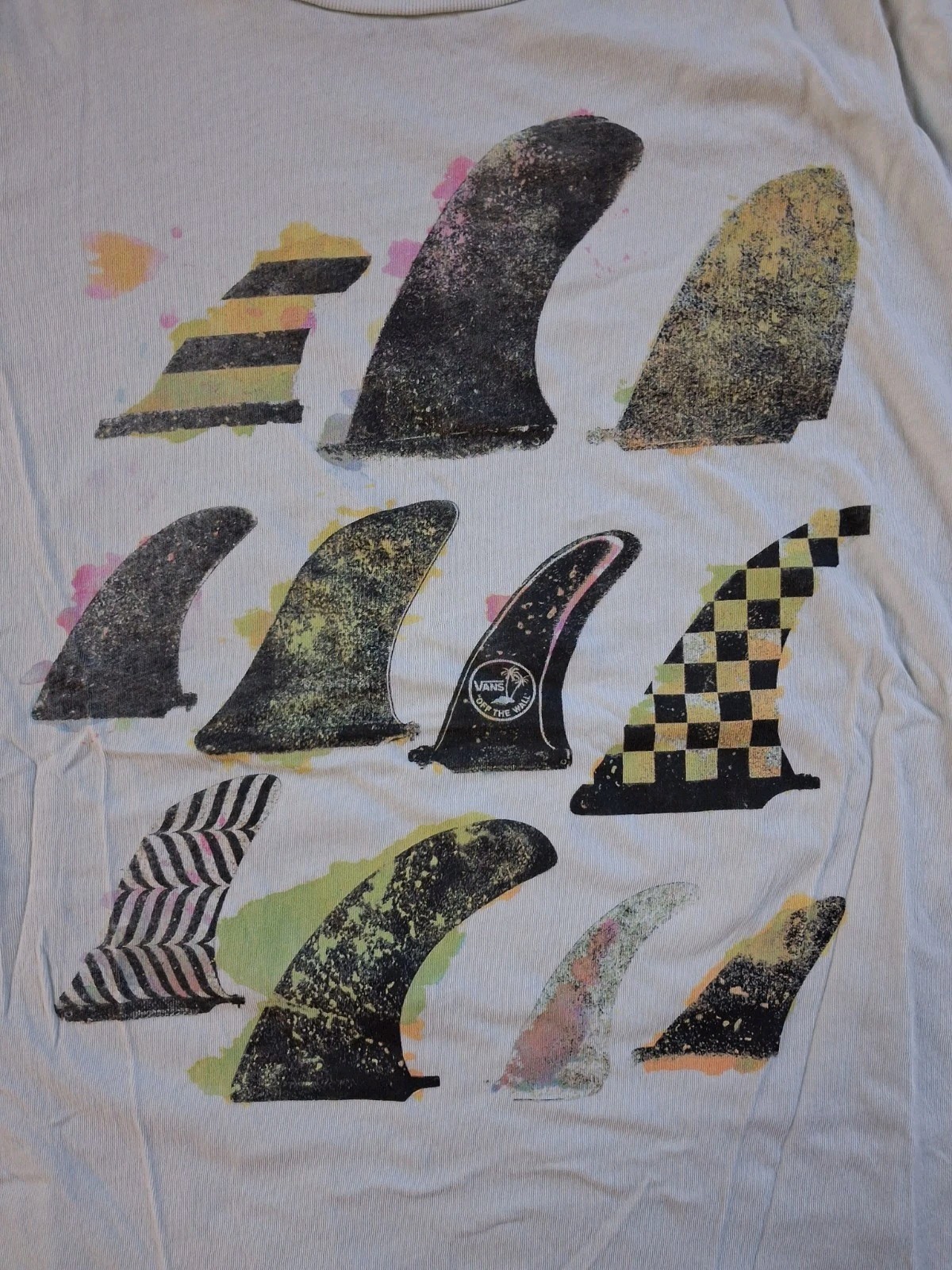 Vans New Mens Light Mint Fashion Graphic Print Short Sleeve Shirt Size XL gallery