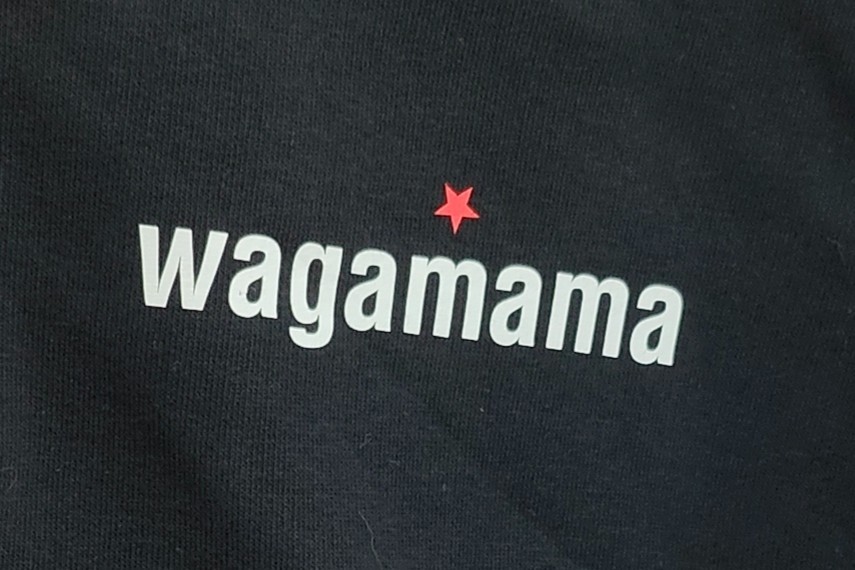 Wagamama Staff Zip Sweatshirt Top Black Fleece Lined Genuine Uniform Size M gallery
