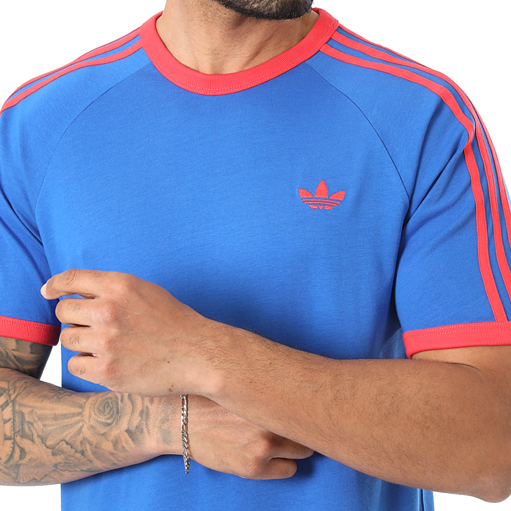 NEW MENS ADIDAS ORIGINALS CALIFORNIA 3 STRIPES TREFOIL SHIRT ~SIZE MEDIUM #KF353 gallery