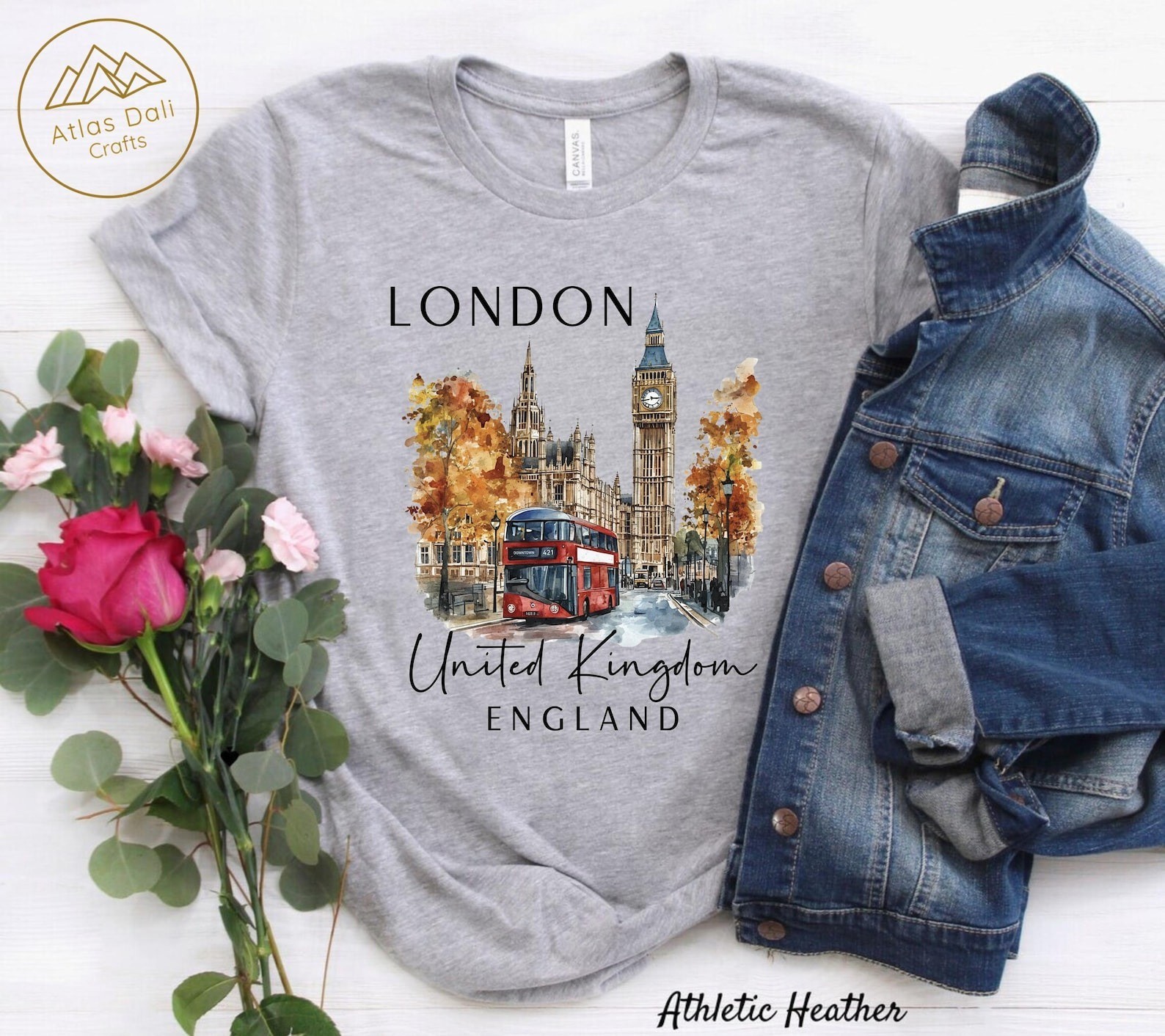 London Unisex Shirt Travel Gift United Kingdom Trip Souvenir Tee gallery