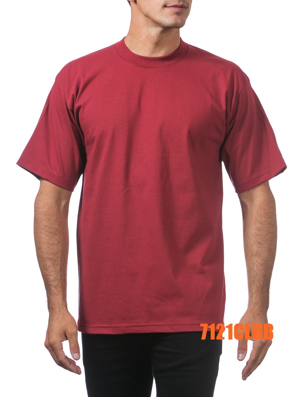 6 PACK PRO CLUB MEN'S T SHIRTS PROCLUB HEAVYWEIGHT SHORT SLEEVE BIG & TALL S-7XL gallery