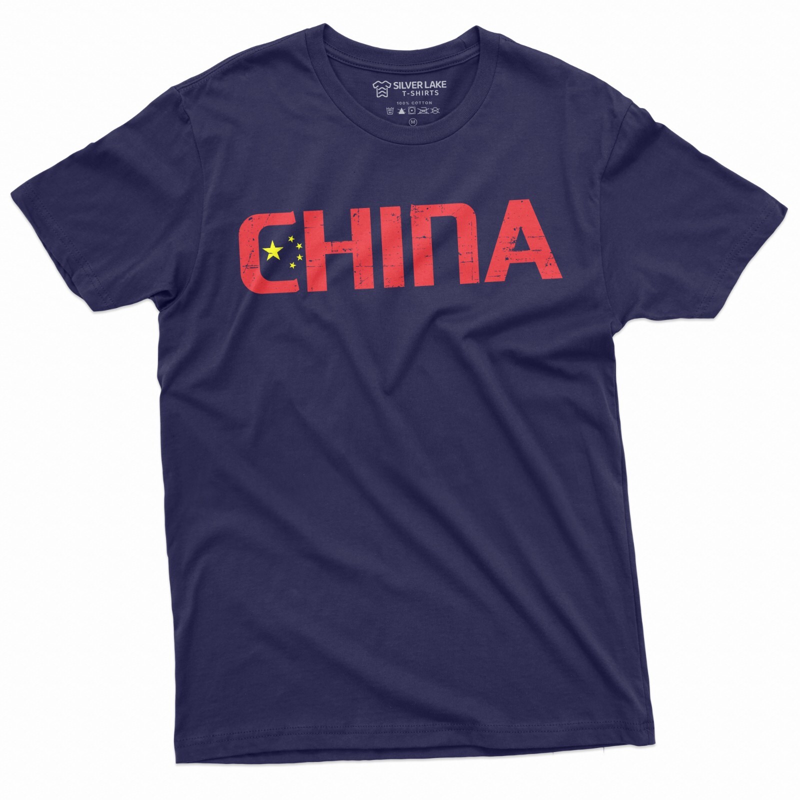 Men's China T-shirt Chinese Flag Coat of Arms PRC People's Republic of China Tee gallery