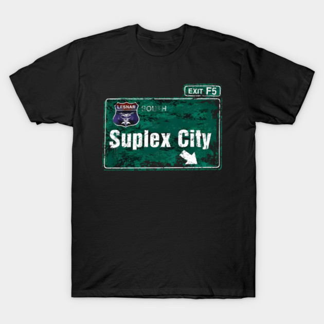 Brock Lesnar T-Shirt The Beast Skull Suplex City WWE Pro Wrestling Graphic Tee gallery