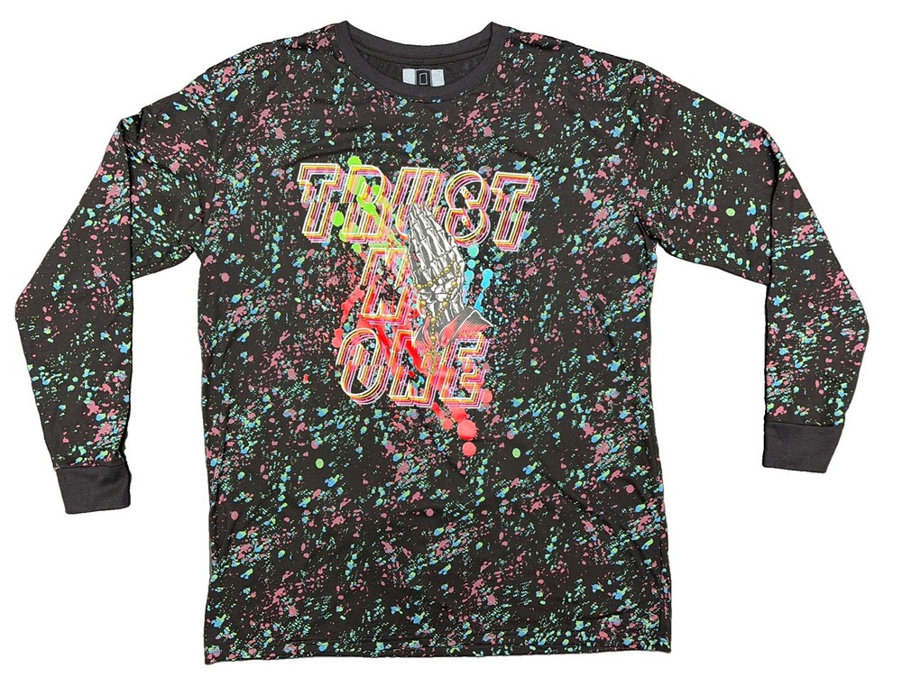 RARE Hustle Bailey Apparel Trust No One O G Graffiti Men’s Shirt EUC Size XL F