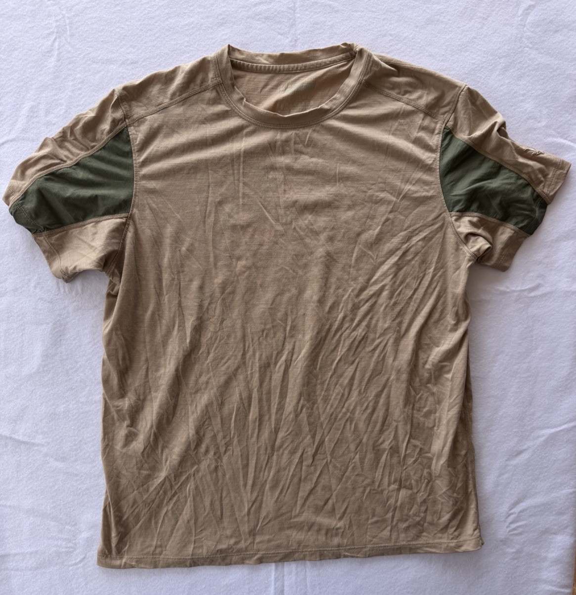 Ibex Mens Journey Merino Wool Weightless T Shirt Size XL Short Sleeve Brown gallery