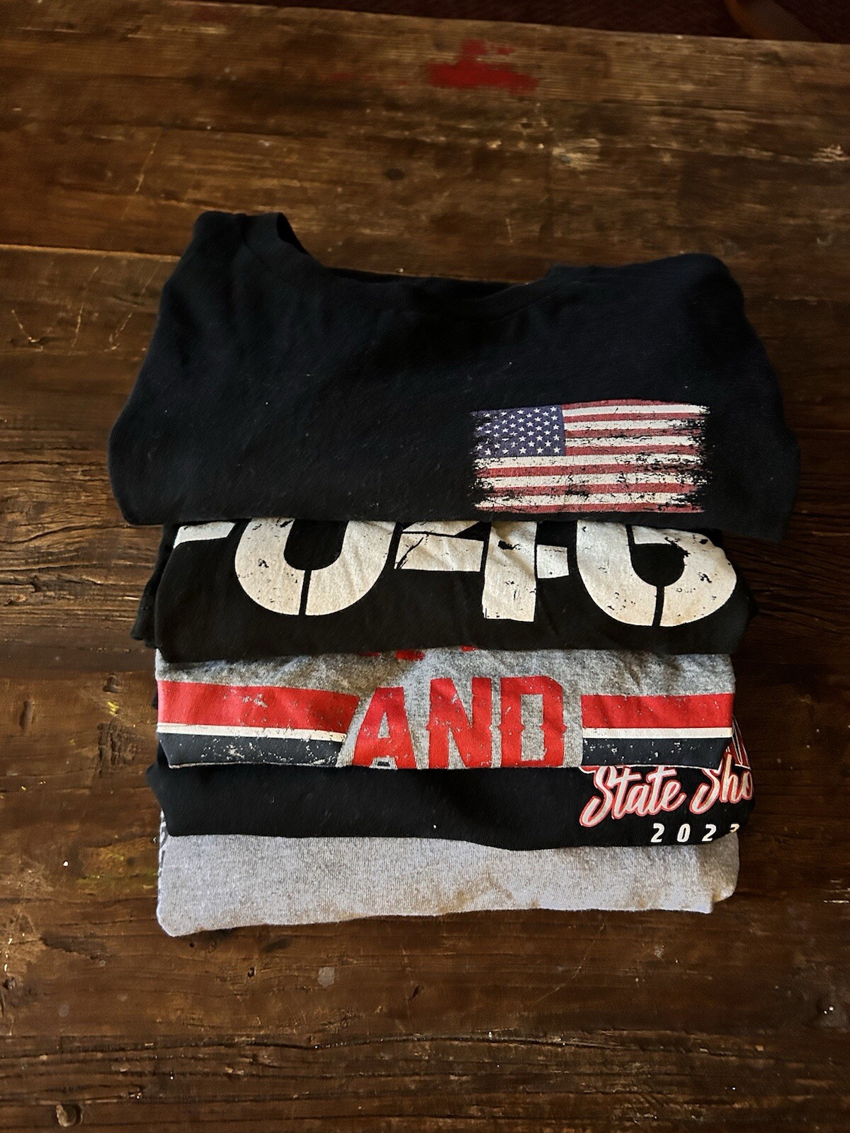Men’s Patriot Pack Shirts (5) Sz Large