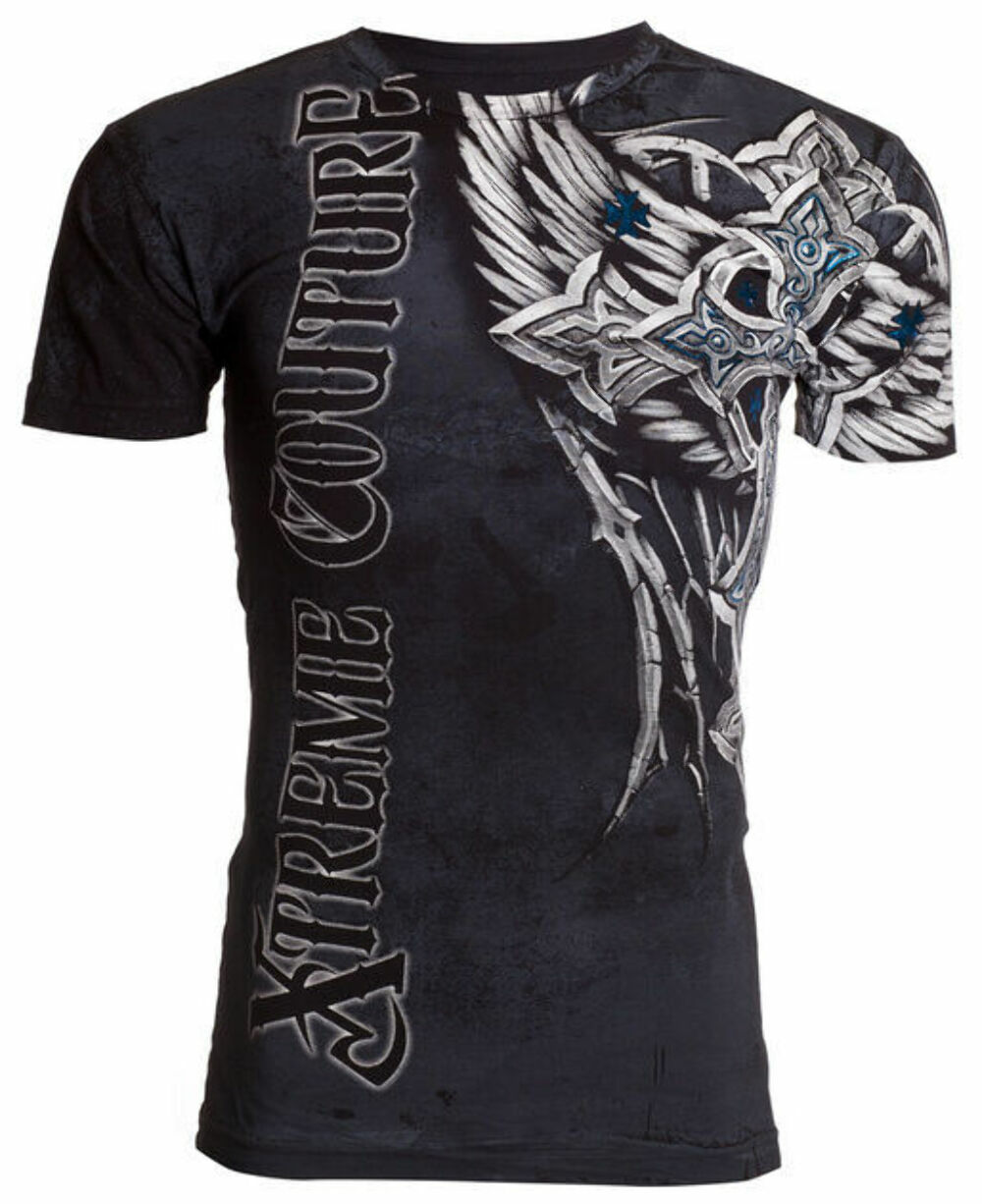 Xtreme Couture Affliction Men's T-Shirt PANTHER Black Tattoo Biker S-5XL gallery