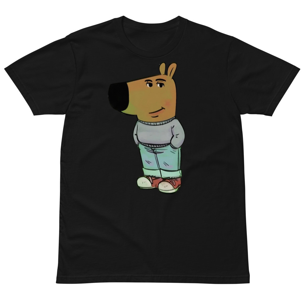 Chill Guy Meme Front and Back Graphic Tee T-shirt 100% Cotton