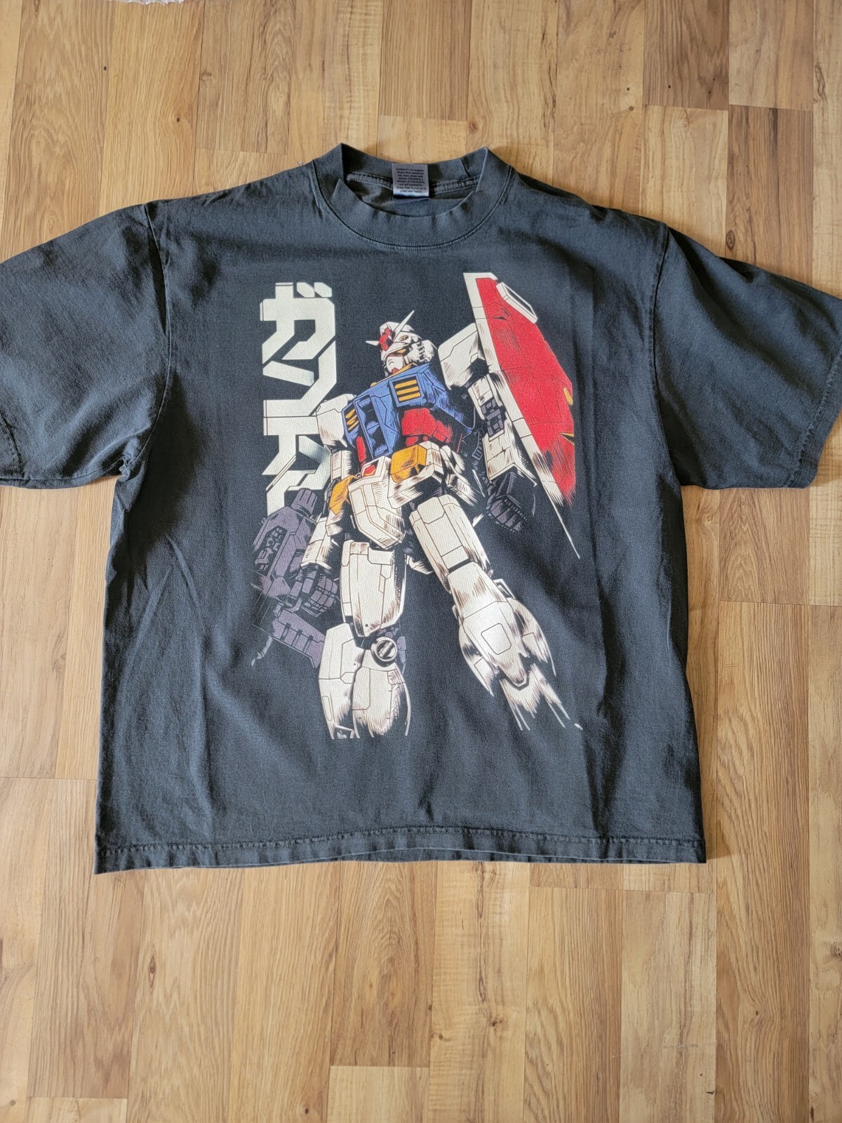 GUNDAM ON A SHAKA HEAVYWEIGHT GARMET DYED T SHIRT "MODERN" gallery
