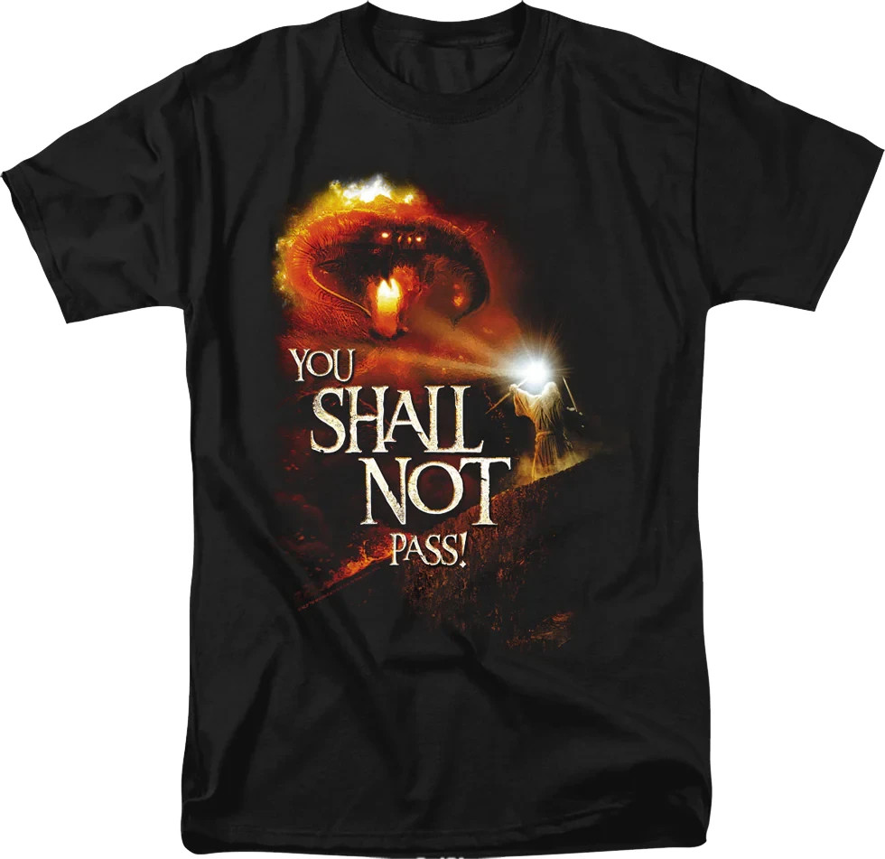 The Lord Of The Rings T-Shirt 180 GSM | Classic Fit 100% Cotton DTG Print