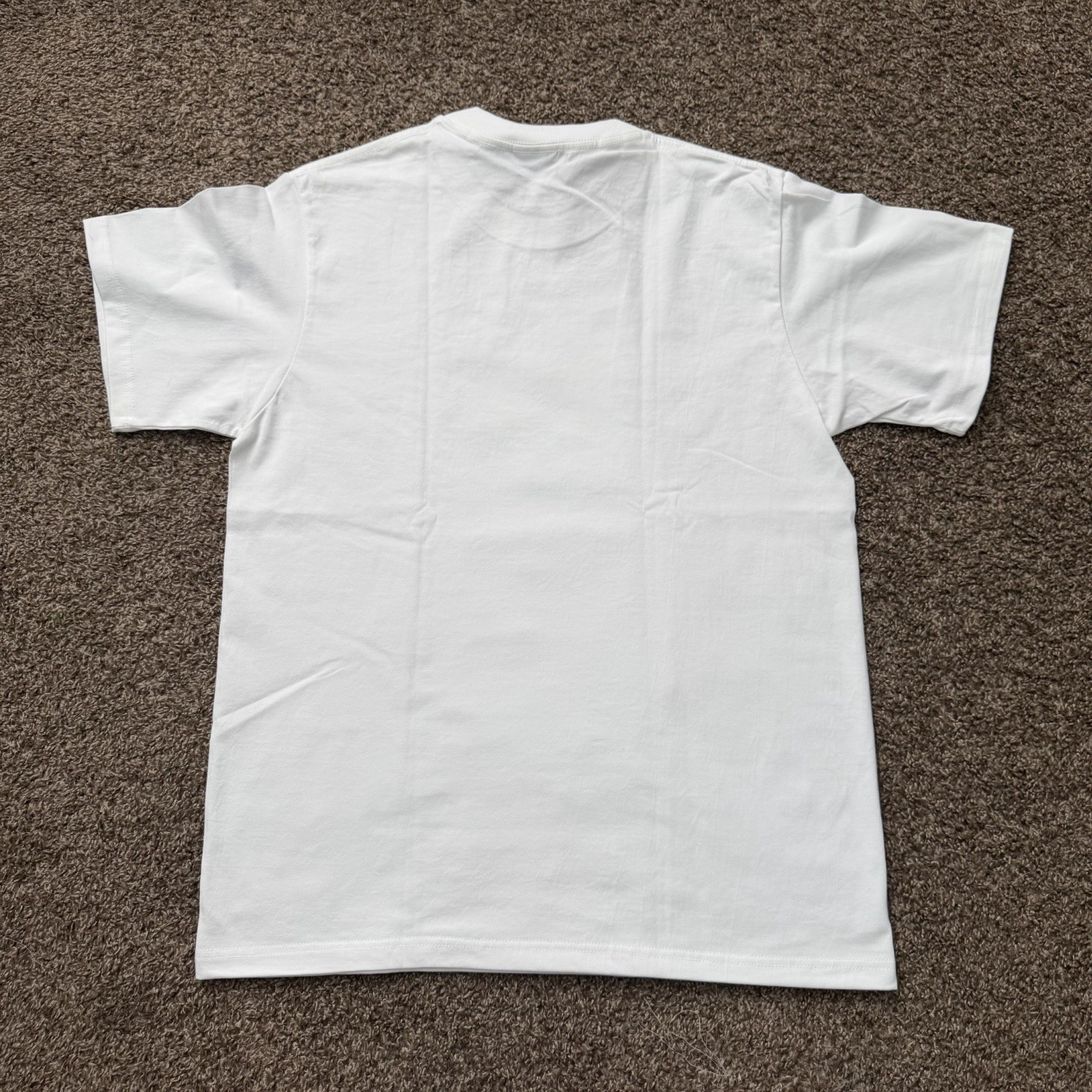 A Bathing Ape BAPE Baby Milo Men's M White/Blue Logo Graphic Tee Shirt gallery