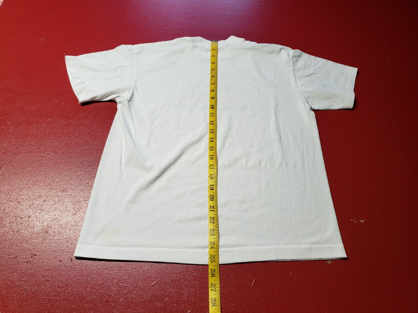 Vintage TeeJays T-Shirt Single Stitch 1989 Wht L Cotton Blend U.S.A. 8k Run, WA. gallery