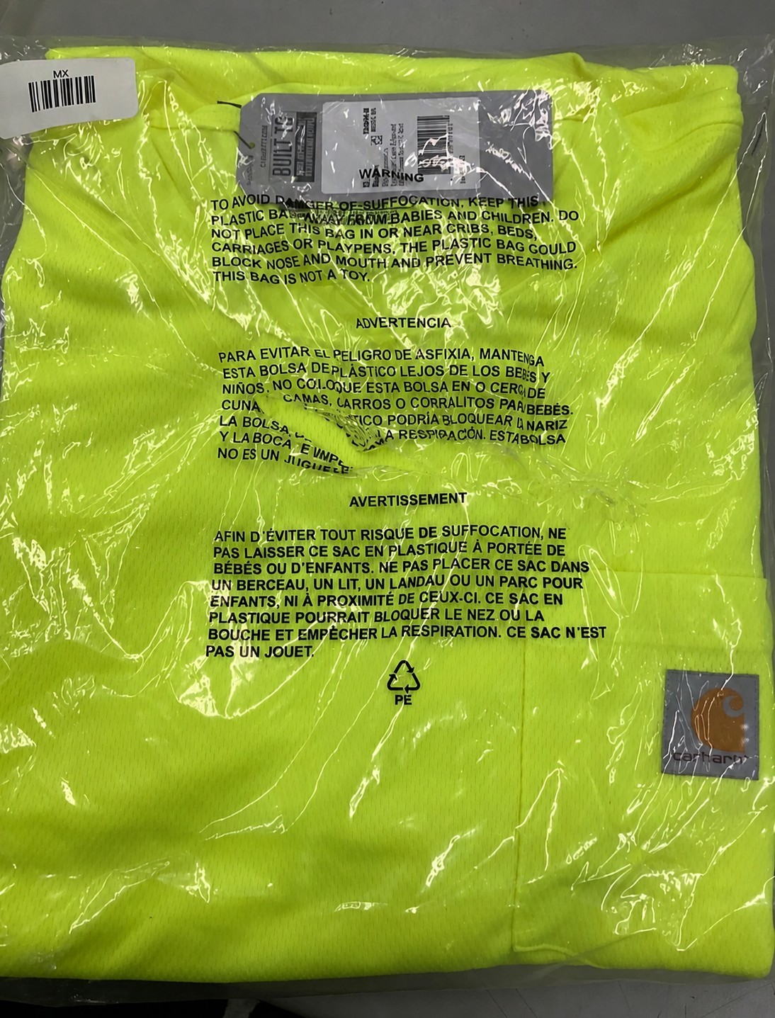 Carhartt Men’s XL Regular Relaxed Long Sleeve Forced Color Enhanced Shirt Yellow gallery
