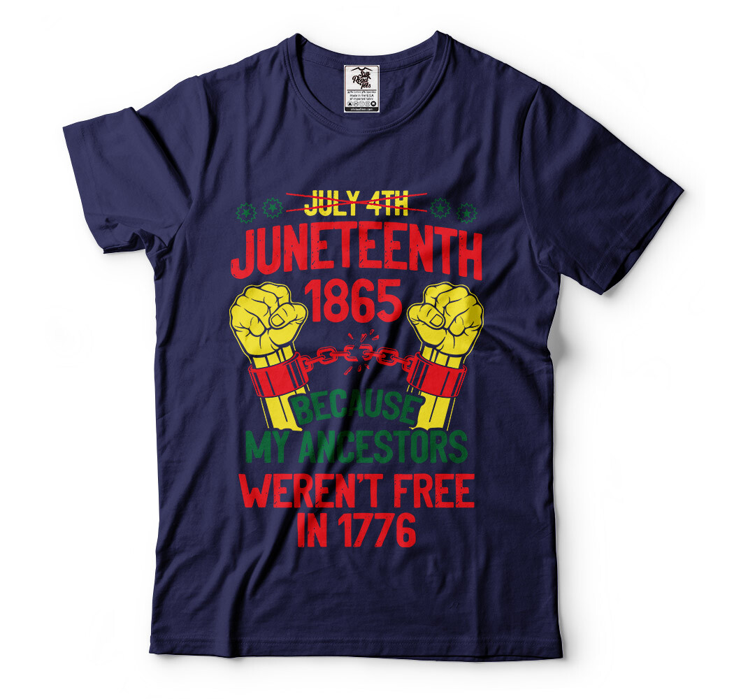 Black Freedom Juneteenth T-shirt 1865 Celebration Tee shirt 4th of July fourth T gallery
