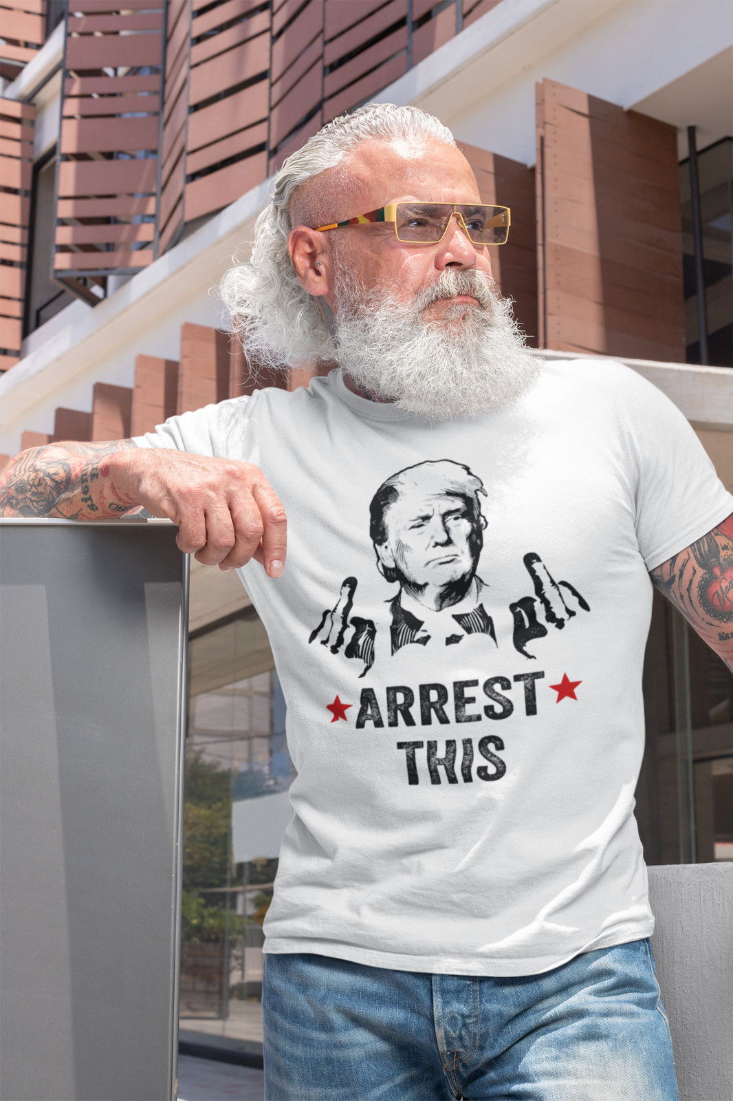 Trump 2024 Supporter T-shirt Arrest This Political Satire Funny Trump Shirts gallery