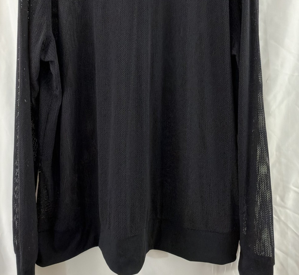 NWT Fabletics Marcie Bomber Jacket Semi Sheer Mesh Sz2x Zip Up gallery
