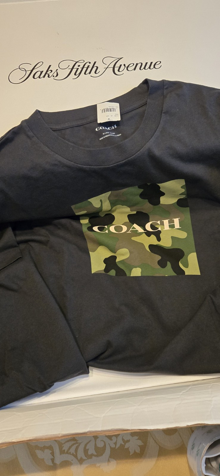 New Coach Men T-shirt Multicolor 3XL Limited Edition See MEASUREMENT. Camo gallery