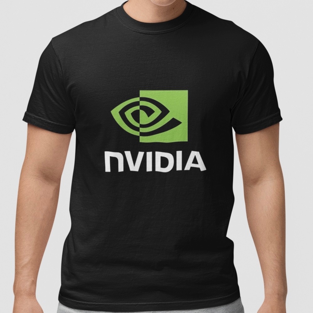NVIDIA Logo T Shirt Unisex Graphic Tee Casual Short Sleeve Top Men Women gallery